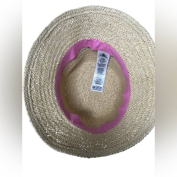 NWT Minnie Mouse Raffia Straw Bucket Hat - Picture 3 of 5